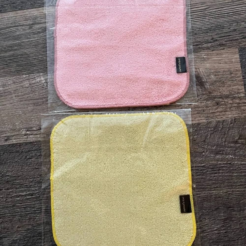 Nathalie Lete! Multi wash cloth mini towel anthropomorphic dressed cats! Yellow!